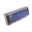 Voltage Meter Digital LED Temperature Thermometer Alarm Display Time 3 in 1 Car - 3