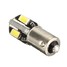 T4W License 2W Lamp Motorcycle 12V 6 SMD 6000K BA9S White Car Wide Light LED Dashboard - 9