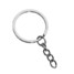 Rings DIY Craft Key Chain Tone 50pcs Keyring Split Silver Link - 3