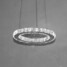12w Crystal Dining Room Pendant Lamp Chrome Metal Modern/contemporary 30cm - 4