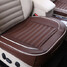 Pad Mat PU Leather Car Auto Interior Seat Chair Cushion Beige Cover Black Coffee - 2