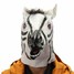 Mask Masquerade Zebra Head Full Dress Up Animal Latex Carnival - 5