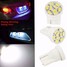 Car Interior Wedge Tail Light Bulb LED 9 SMD License Plate Lamp Chip DC12V T10 - 1