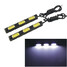 12W DRL 2Pcs Car LED COB Driving Daytime Running Light Lamp White - 2