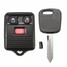 F250 Car Keyless Entry Remote Key Fob Transponder Chip Ford F150 3 Button F350 - 1