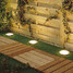 Garden Led Round Dock Pathway Solar Power Recessed - 2