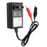 Black Rechargeable Red Clip Alligator Lead Acid Sealed Car Battery Charger 6V - 2