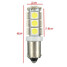 White 5050 Car 5000K Turn Signal Light Bulb BA9S Indicator Lamp LED T4W 13smd - 4