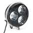 Thick Motorcycle Super Bright LED Headlight Sun Spotlights Small Section 12V 9W Three Lamp - 4