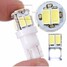 Lamp T10 3W License Plate Light Bulb 10 SMD Car Wedge Side White LED W5W 5630 - 4