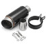 Cylinder Exhaust Muffler Pipe Carbonfiber Universal Motorcycle 38-51mm - 1