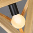 Kitchen Pendant Simple Modern Hallway Balcony Dining Room Lamps Wooden Pendant Lamp - 7