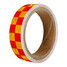 Warning Caution Reflective Sticker Dual Color Chequer Roll Signal - 4