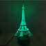 100 Christmas Light Decoration Atmosphere Lamp Eiffel 3d Touch Dimming Novelty Lighting Colorful - 3