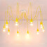 Lamps Bulb E27 Pendant Lamp Diy Art Multi-color Lighting Holder Pendant Lights - 12