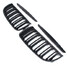 Slat Double Car BMW E90 E91 Matt Black One Pair Front Kidney Grille - 5