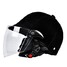 Riding Summer Motorcycle Safety Half Helmet Breathable Velvet - 3