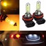 A pair of HID Xenon 3000K-3500K H11 Light Bulbs Lamps DC12V Yellow - 1