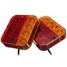 Light Lamp Red LED Taillight Pair Amber Trailer Truck 10-30V Turn Signal Brake - 1