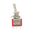Toggle Switch 2A 250VAC DPDT On-Off-On Red 5A 6 PINs 3 Position 120Vac - 1