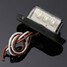 Truck Tail License Light 10-30V Trailer Number Plate Lamp For Car White LED - 6