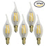 Cob E14 Kwb Vintage Led Filament Bulbs Ac 220-240 V C35 5 Pcs Edison Warm White - 1