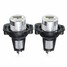 Pair White Halo Ring 6W Angel Eyes LED E90 E91 Light Bulb for BMW Maker - 9