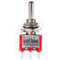 3A 6A 125V Red Toggle Switch 250V ON-OFF-ON SPDT 3 Pin Small - 2