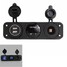 Supply 12-24V Dual USB Port Car Motorcycle Voltmeter Cigaretter Lighter Socket Power ATV - 1