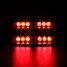 Emergency Flashing Lamp Bar Car 5W 18LED Red White Strobe Light - 2