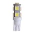 Light License Plate Light Bulb W5W LED 1.8W 6000K T10 Instrument Light Car Reading 5050 9SMD - 4