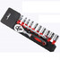 Extension Socket Rod Repair Combo Ratchet Wrench 12pcs Tools - 3