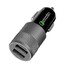 Charge Car Charger Dual USB Charger Fast Multifunctional Car Aluminium Alloy - 3