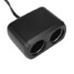Charger USB Interface Car Cigarette Lighter Socket Power 2 Way Splitter Adapter - 2