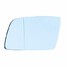 E60 E61 Electric Left Side Wing Mirror Glass For BMW Blue Heated - 1