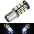 1157 BAY15D Brake White Light Bulb 27SMD Canbus Error Free LED Turn Backup - 1