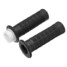 Handle Bar Motorcycle Handlebar Grips Black Rubber Pair 22mm - 2