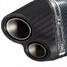Carbon Double Exhaust Muffler Pipe Outlet 51mm Motorcycle Street Bike Stainless Steel - 6