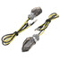 Indicators Lights SMD LED Mini Motorcycle Turn Signal Amber Blinker - 6