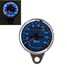 Speedometer Odometer Backlight Gauge Blue White Universal Motorcycle LED - 1