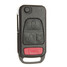 Remote Keyless Entry 4 Buttons Shell Case For Mercedes Benz - 2