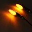 Light Indicators Lamp 12V LEDs Motorcycle Turn Carbon - 6