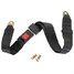 Car Seat Belt Safety Sets Universal Black Lap Belt Point Adjustable Two - 1