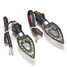 LEDs Turn Chrome Light Indicator Lamp Universal Motorcycle 4 X - 4