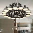 Modern/contemporary Chandelier Designers Metal Feature Painting Study Room - 4