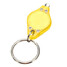 Yellow Mini LED Light Camping Hiking Torch Key Keychain Flashlight - 4
