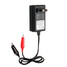 Black Rechargeable Red Clip Alligator Lead Acid Sealed Car Battery Charger 6V - 4