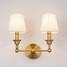 Ac 220-240 Brass Country Wall Light Max 40w Wall Sconces E14 E12 Light - 1