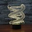 Bulb Spiral Illusion 100 Lamp 3d Night Lamp - 3