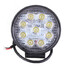 Truck ATV 9LED Round Bright Car 27W Camp Lamp White Work Light - 1